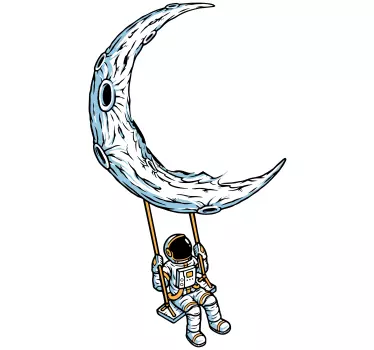 űrutazás illusztráció űr matrica - TenStickers