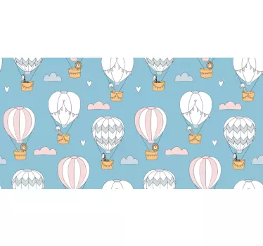 Hőlégballon matricák bútorokhoz - TenStickers