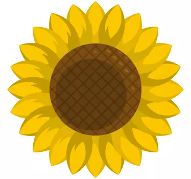 Napraforgó autó matrica - TenStickers