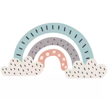 Háromszínű északi szivárvány mese falmatrica - TenStickers