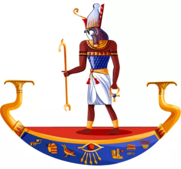 Egyiptomi isten horus vallási matricák - TenStickers