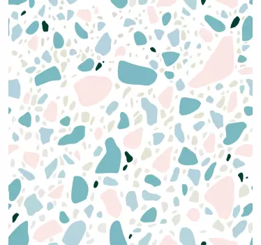 Terrazzo csempe mintás csempe matrica - TenStickers