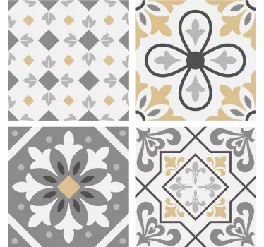 Amiaz cement csempe matrica - TenStickers