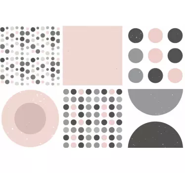 Nordic pattern cserepes transzfer - TenStickers