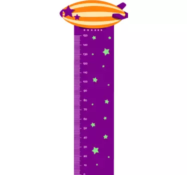 Magasságdiagram vonalmagasságdiagram matrica - TenStickers