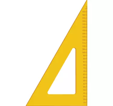 Vonalzó magasság diagram gyerekek matrica - TenStickers
