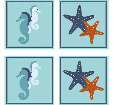 Tengeri stílusú cserép átadása - TenStickers