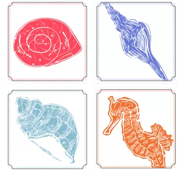 Tenger alatti csempék cserép átadása - TenStickers