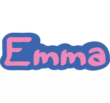 Blokk név bicikli matrica - TenStickers
