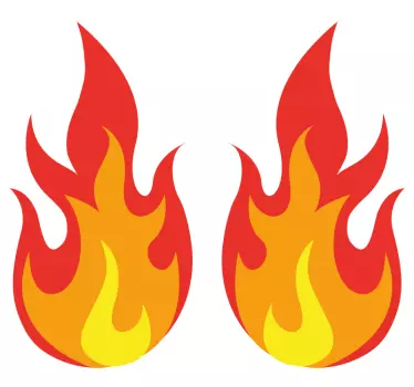 Kettős tűzoltóautó matrica - TenStickers