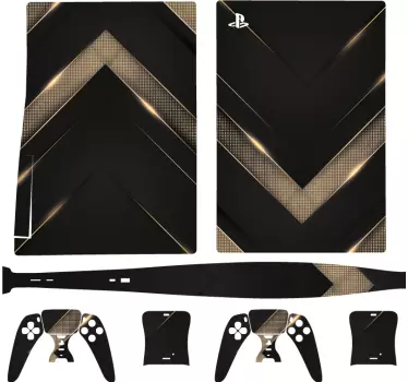Modern luxus háttér sablon playstation 5 matrica - TenStickers