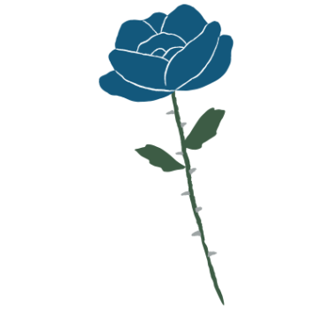 Egyetlen kis virág bicikli matrica - TenStickers