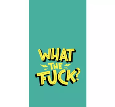 Fasz idézet iphone matrica - TenStickers