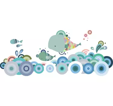 Tengeri élet gyerek matricák - TenStickers