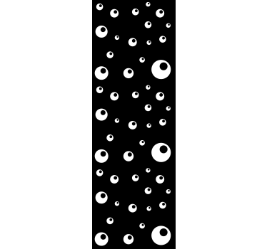 áttetsző üveg buborékos zuhany matricával - TenStickers