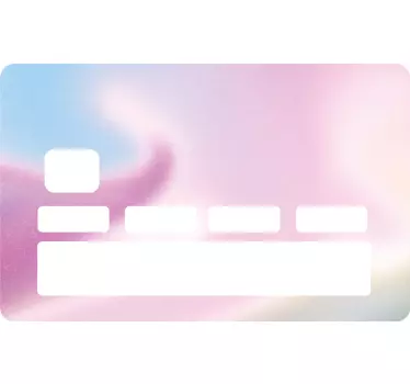 Absztrakt színes háttér hitelkártya matrica - TenStickers