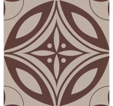 Geometrikus stílusú dizájn csempematrica - TenStickers