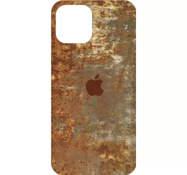 Rozsdás fém textúra iphone matrica - TenStickers