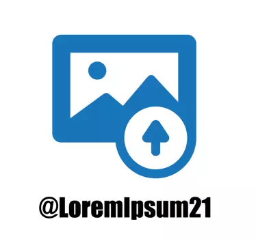 Egyszínű instagram qr kód egyedi matrica - TenStickers