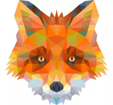 Geometriai rókafej matrica - TenStickers