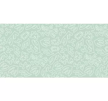 Minimalista természet minta bútor matrica - TenStickers