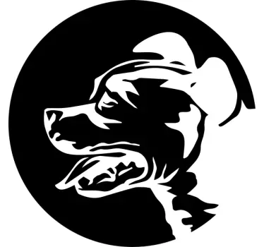 Amerikai stafford kutya matrica - TenStickers