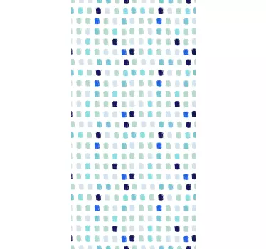 Festésvonások különböző árnyalatú kék üvegajtó matricával - TenStickers