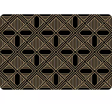 Art deco nagyszerű gatsby stílusú minta laptop matrica - TenStickers