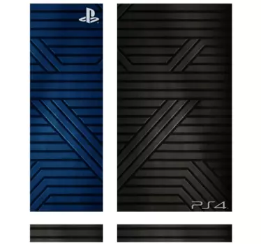 Metál ps4 bőr - TenStickers