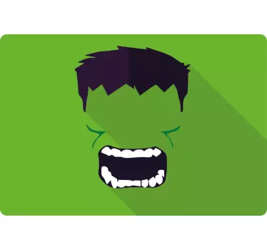 Zöld szuperhős laptop matricák - TenStickers