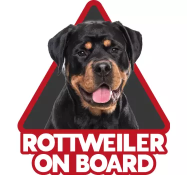 Rottweiller arcmatrica kisállat matricák - TenStickers