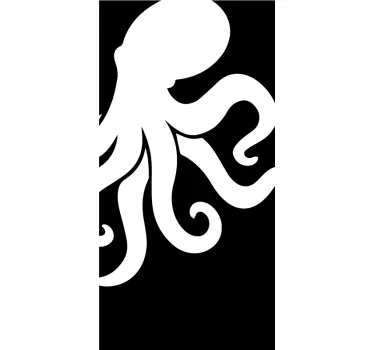 Polip zuhanyajtó matricák - TenStickers