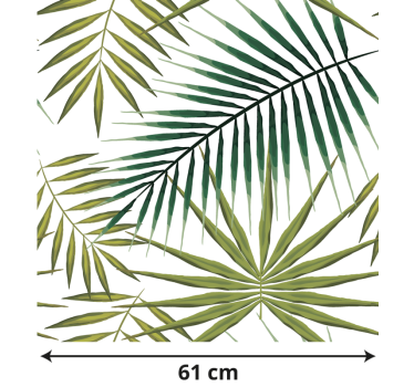 Hojas palmera bútorra matrica - TenStickers