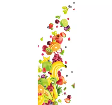 Matrica Hűtő vinilo frutas - TenStickers
