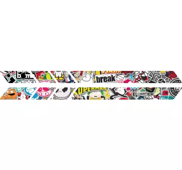 Matrica Patinetes patinete matricabomba - TenStickers