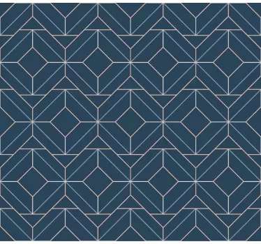 Sorok matrica kék art deco - TenStickers