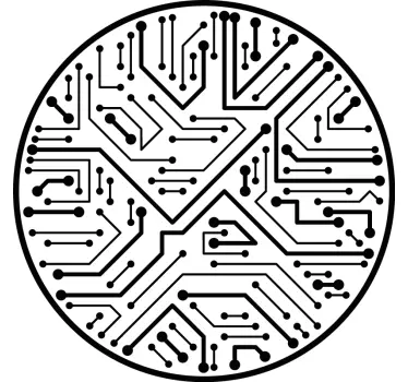 Internetes matrica chip körülírás - TenStickers