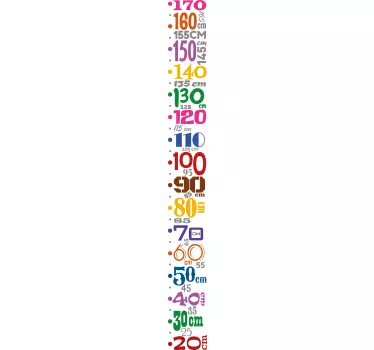 Mérőszalag gyermek fal matrica - TenStickers