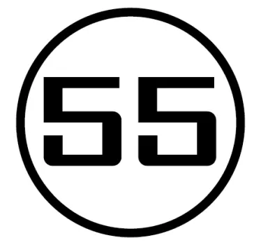 Matrica Motorkerékpárok personalizált lekerekített szám - TenStickers