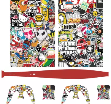 Matrica Ps5 "matricabomba" - TenStickers