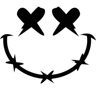 Matrica Motorkerékpárok halott mosoly - TenStickers