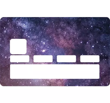Univerzum hitelkártya matrica - TenStickers