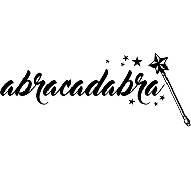 Abracadabra varázsmatrica - TenStickers