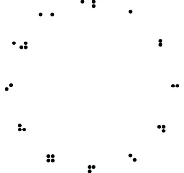 Braille óra matrica - TenStickers