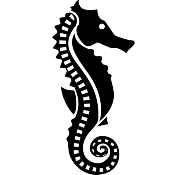 Csikóhal fal matrica - TenStickers