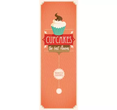 Cupcakes hűtőszekrény matrica - TenStickers