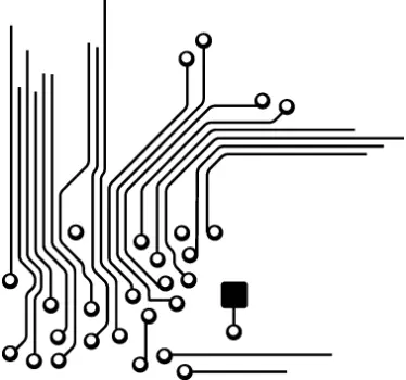 Elektronikus lemezcsatlakozások fali matrica - TenStickers