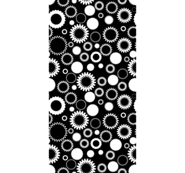 Geometriai virág alakú zuhany matrica - TenStickers
