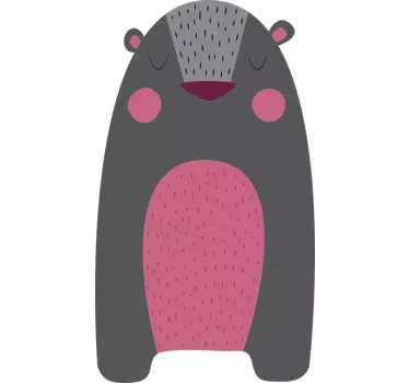 Grizzly medve falmatrica - TenStickers