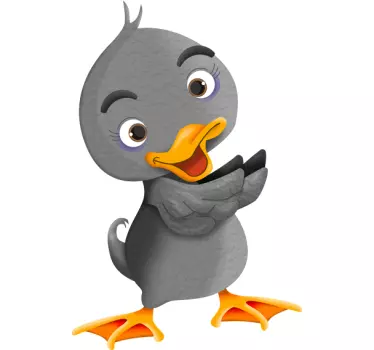 Gyerekek csúnya kiskacsa falmatrica - TenStickers